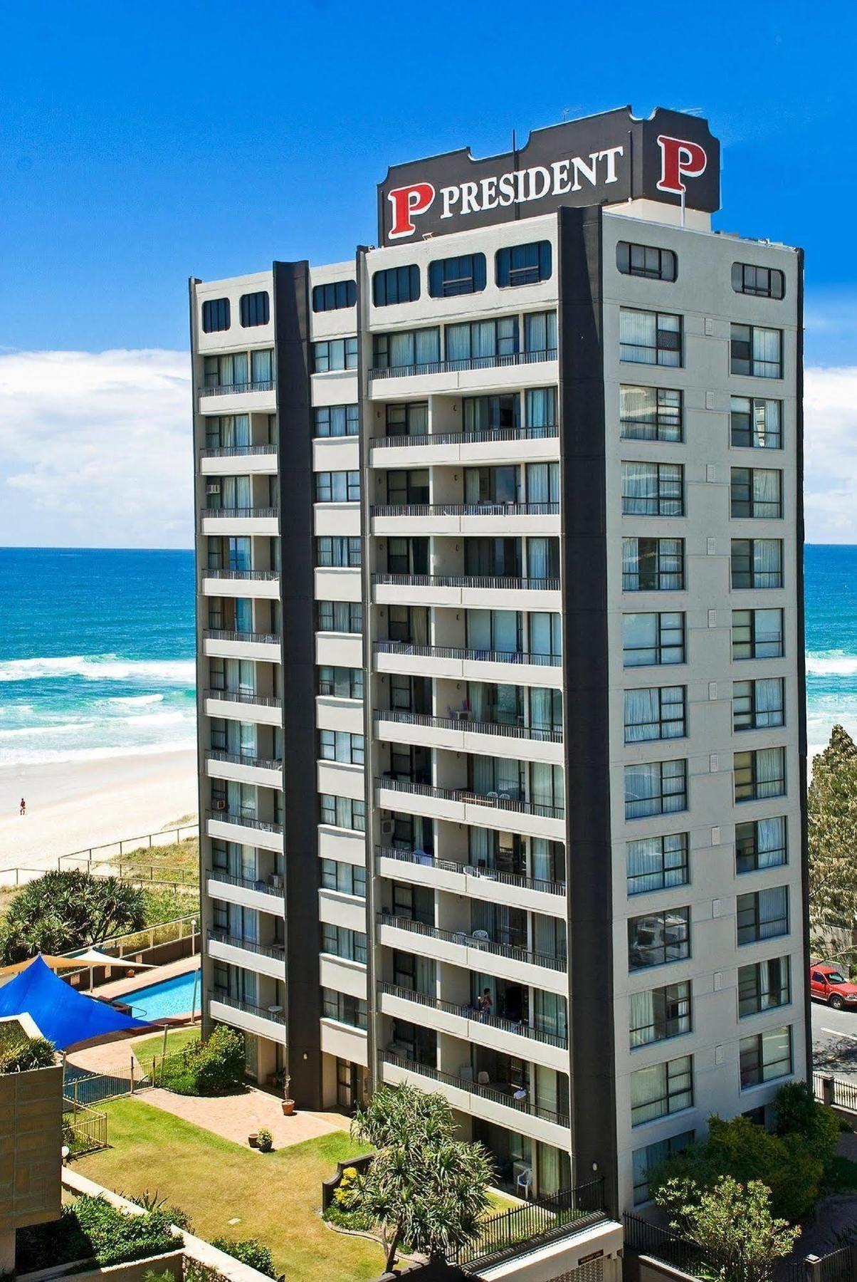 President Holiday Apartments - Absolute Beachfront 골드코스트 외부 사진